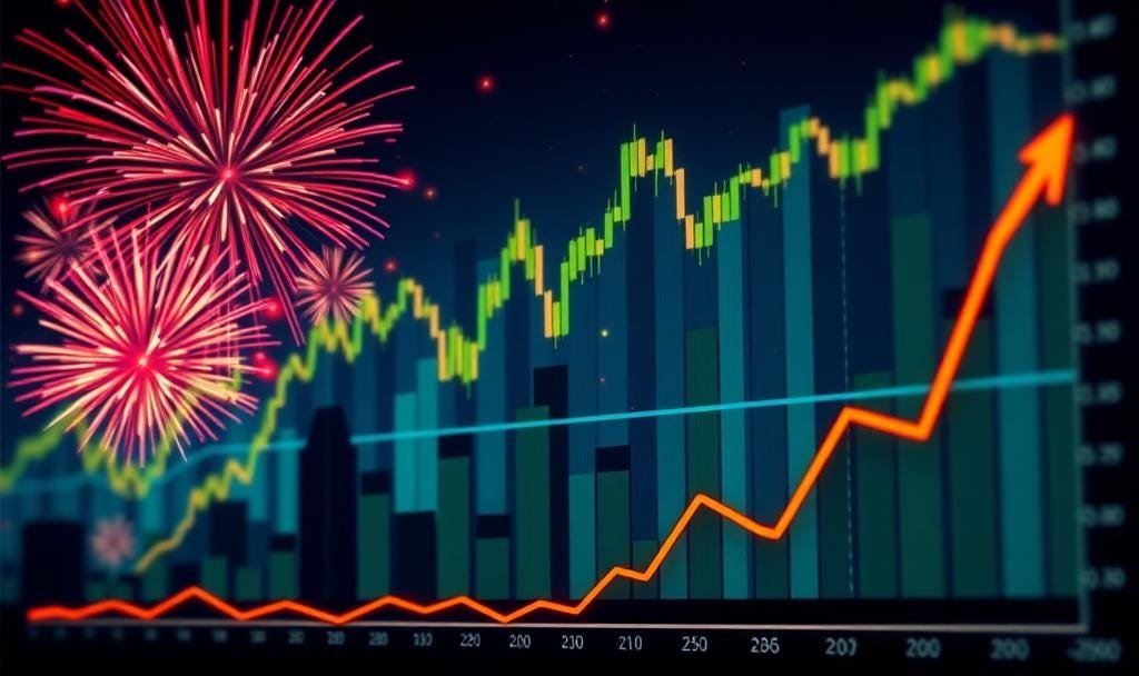 Declining stock chart for June 2025 top losers analysis