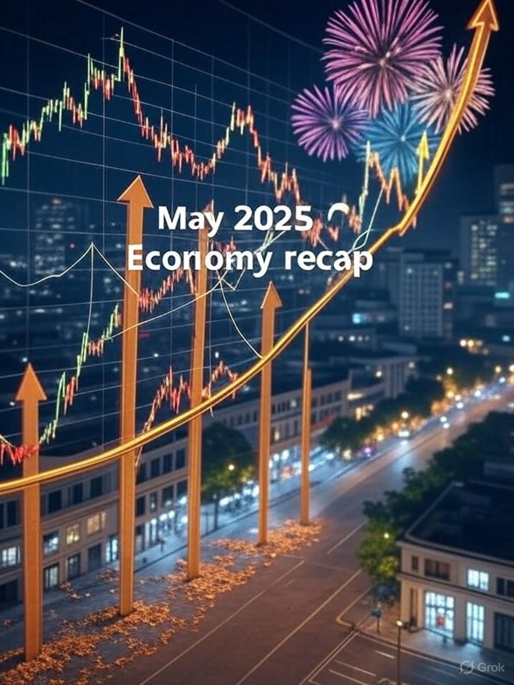 Stock market ticker for May 2025 analysis